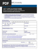 International Scholapp Form 2017