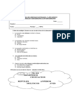 Prueba ciencias naturales