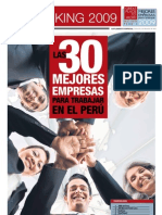 30 Mejores Empresas para Trabajar 2009