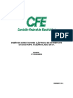 Manual Cfe Dcdsebpe - Diseño de Subestaciones Eléctricas de Distribución en Bajo Perfil y Encapsuladas en Sf6
