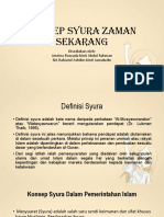 Konsep Syura Zaman Sekarang