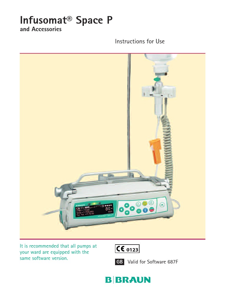 Infusomat Space | PDF | Intravenous Therapy | Dose (Biochemistry)