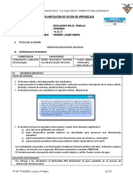 Planificación de Sesión de Aprendizaje I. Datos Informativos Área: Grado: Segundo Sección: "A, B, C" Docente Responsable: Rosibel Luque Arapa