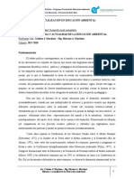 PROGRAMA - Historia y Actualidad de La Educacion Ambiental - Mod - III - Especializacion EA - Mayo 2018