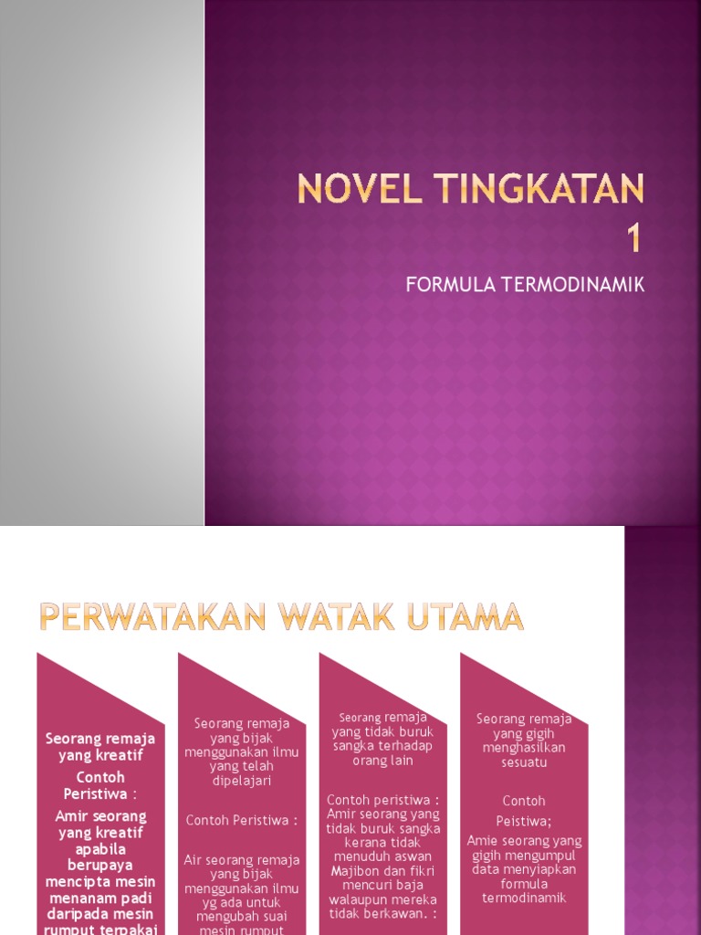 Novel Tingkatan 1 | PDF