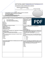 Evaluación biología VI medio reproducción genética