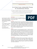 Trial of Short-Course Antimicrobial Therapy For Intraabdominal Infection