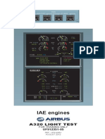 IAE engines on A320 Light Test