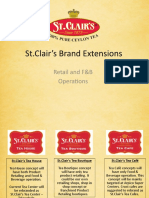 ST - Clair's Brand Extensions: Retail and F&B Operations