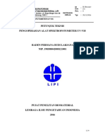 Instruksi Kerja Spektrofotometer Uv Vis - 2 PDF
