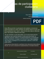 Formas de Participación Ciudadana Lista