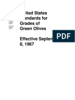 United States Standards For Grades of Green Olives Effective September 8, 1967