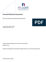 Focused Pulmonary Assessment2042