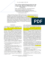 Direct Synthesis of Iron Oxide Nanopowders