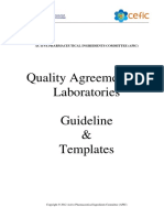 Quality Agreement For Laboratories Guideline & Templates