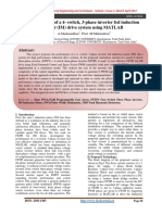 Performance of A 4-Switch, 3-Phase Inverter Fed Induction Motor (IM) Drive System Using MATLAB