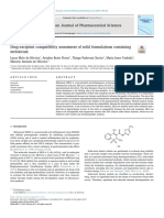 Drug Excipient Compatibility As