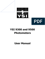 YSI 9300 9500 Manual With Test Procedures