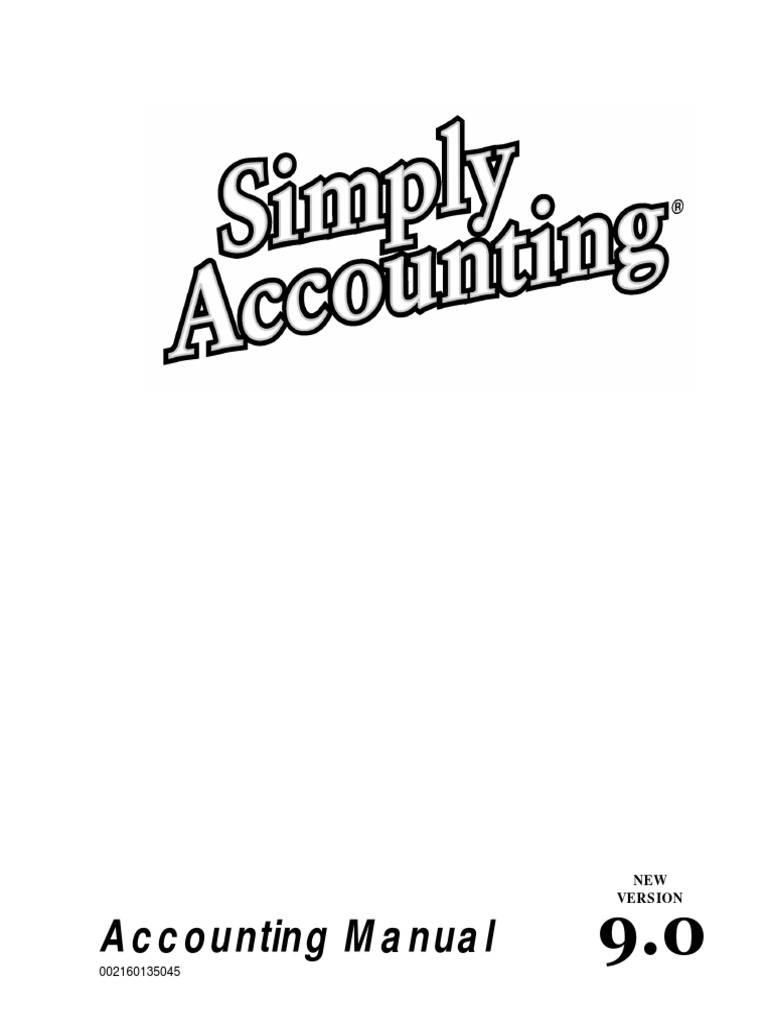 Accounting Manual: Accpac International | PDF | Balance Sheet | Debits ...