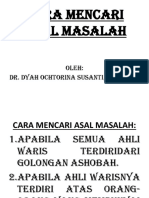 Cara Mencari Asal Masalah