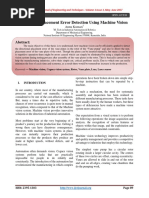 Vane Plate Placement Error Detection Using Machine Vision: Abstract