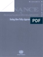 Finance For Sustainable Development