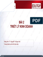 Triết Lý Kinh Doanh