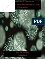 Microscopic Preparatory Preparation Techniques-Ii