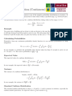 Uniform Distribution (Continuous) : Statistics