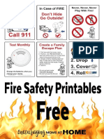 Fire Safety Printable