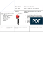 Activity Preparation Form Chris Elsen