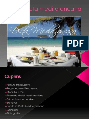 dieta mediteraneana pdf