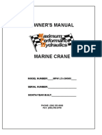 MPH Crane Owners Manual