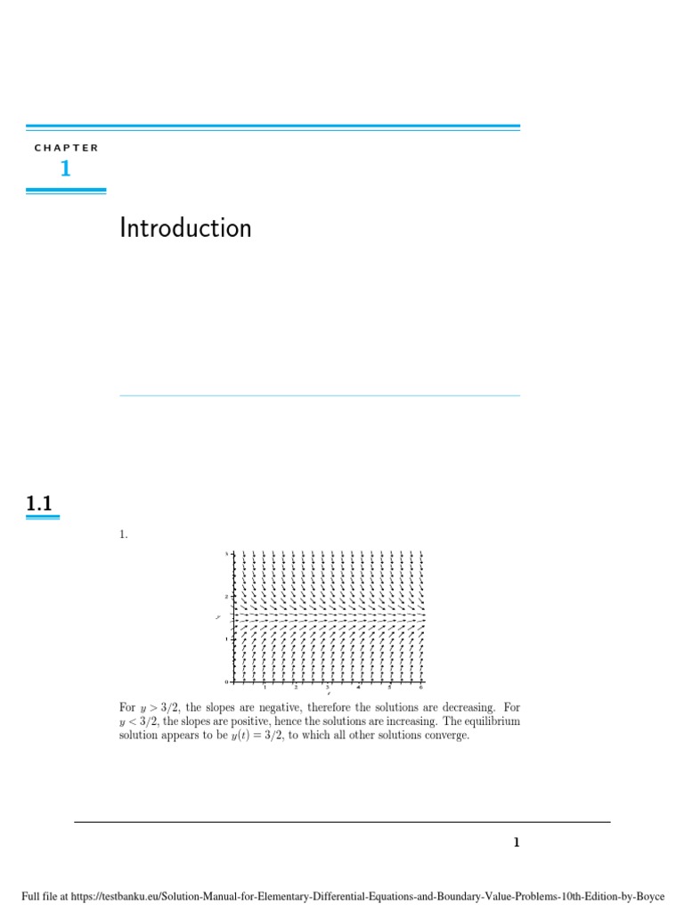 elementary differential equations 10th edition pdf download