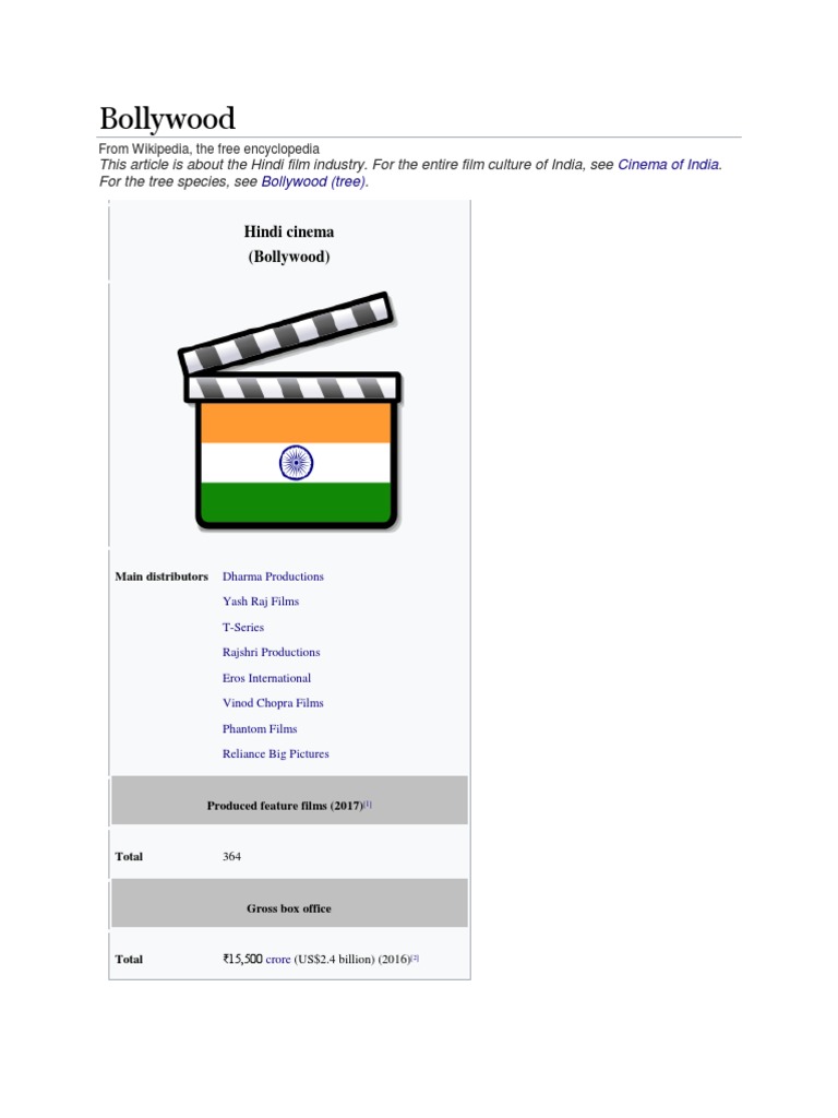 Bollywood: The Hindi Film Industry | PDF | Bollywood | Film Industry