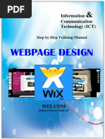 Wix (Webpage Design) Malay Final Draft - Reviewed With Cover PDF