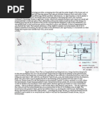 Taylor House. Floor Plan W/ Longitudinal and Diagonal Axes. Image Barbara Lamprecht