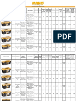 Mano Price List Toolboxes & Organizers