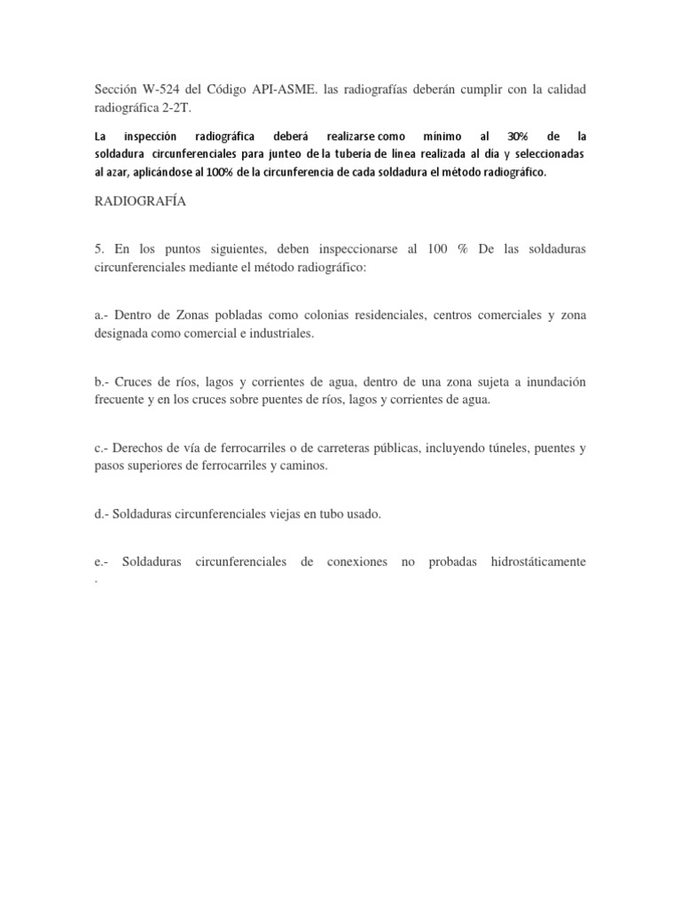 Inspección Radiográfica de Soldaduras | PDF | Negocios | Tecnología