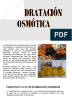 Deshidratación Osmotica