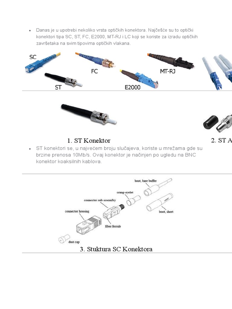 Opticki Konektori | PDF