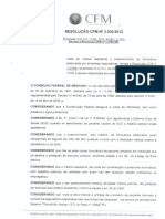 Formulario Conselho Federal de Medicina