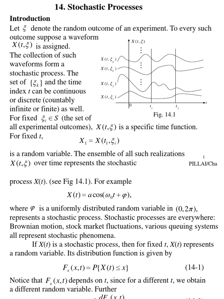 lectr14 (STOCHASTIC PROCESSES).ppt | Stationary Process | Stochastic ...