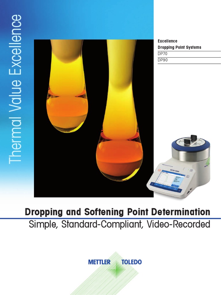 Dropping and Softening Point Determination: Simple, Standard-Compliant ...