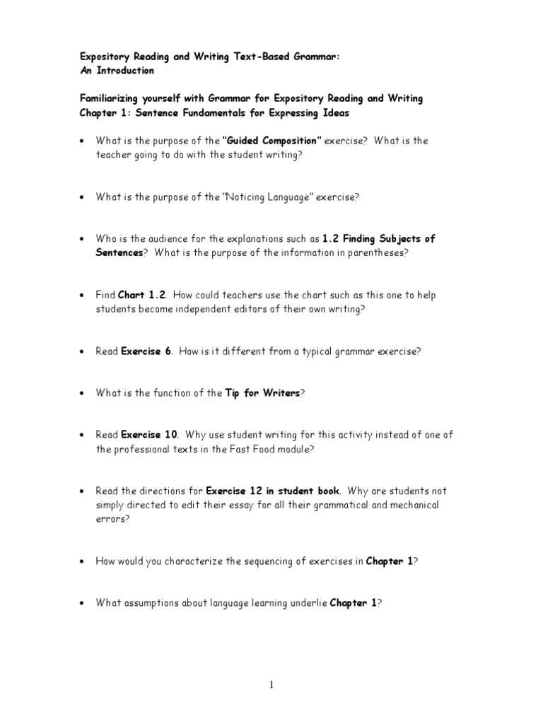 7 Grammar Exercise | PDF | Grammar | Editing