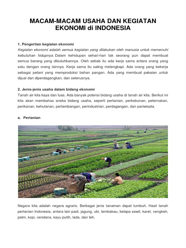 Bagaimana pengelolaan kegiatan ekonomi di bidang peternakan indonesia
