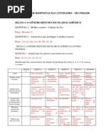 Analise e Expressão Textual - Sugestões de Respostas Das Atividades Da Apostila Da Unidade III