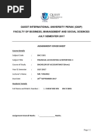 Financial Accounting & Reporting 3 Individual Assignment