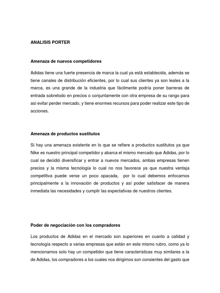 PORTER PDF | Marca | Mercado