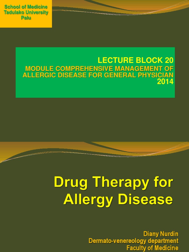 Allergy Disease Management for Physicians | PDF | Glucocorticoid ...